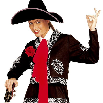 Punainen rintaneula ruusu 10cm