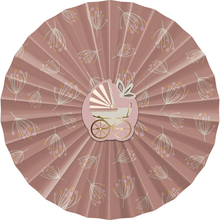 Syntymäpaperi tuulettimet Babygirl 3kpl