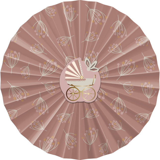 Syntymäpaperi tuulettimet Babygirl 3kpl