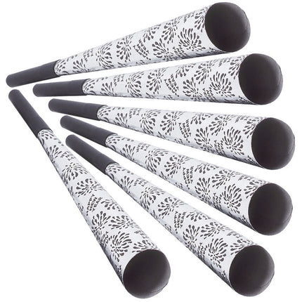 Hopea Hyvää uutta vuotta Party Honks 25cm 6kpl