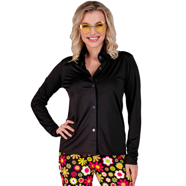 Disco 70S pusero Musta Ladies