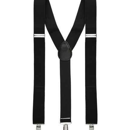 Mustat hopeiset henkselit