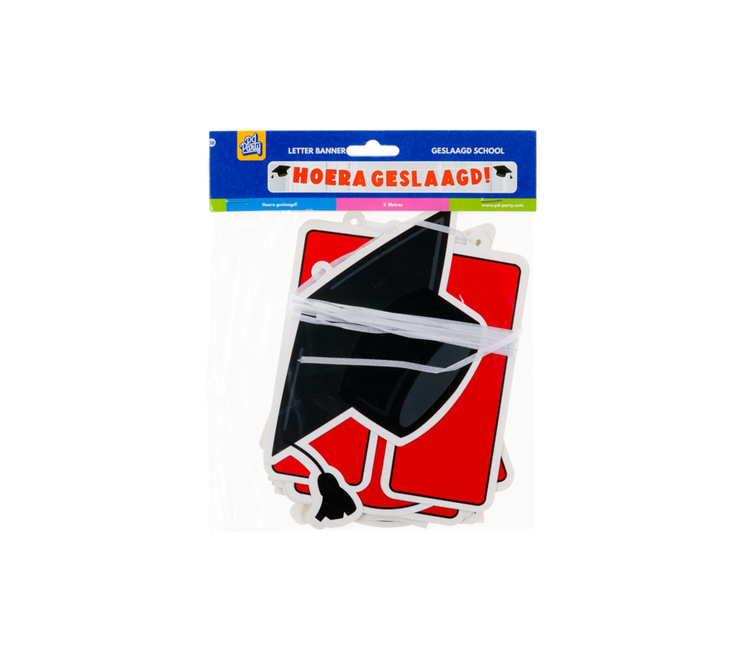 Menestyksekäs kirjain koristekranssi 2.5m