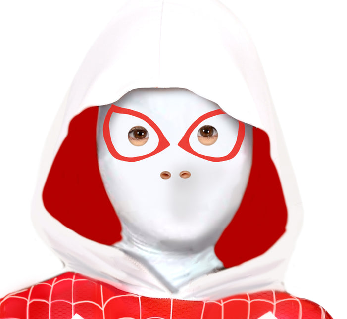 Hämähäkkimies puku sininen punainen lapsi