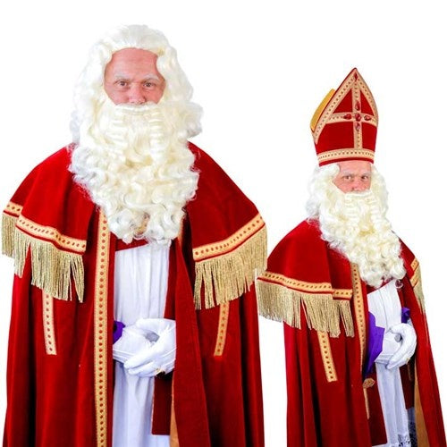Sinterklaas parta Saint Kanekalon 45cm