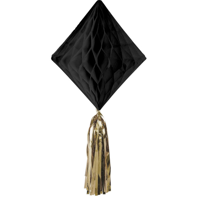 Musta Kultaiset hunajakennot Musta 3kpl