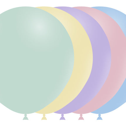 Värilliset ilmapallot Pastelli 45cm 25kpl