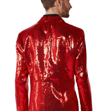 Paillet punainen bleiseri Miesten pukumestari