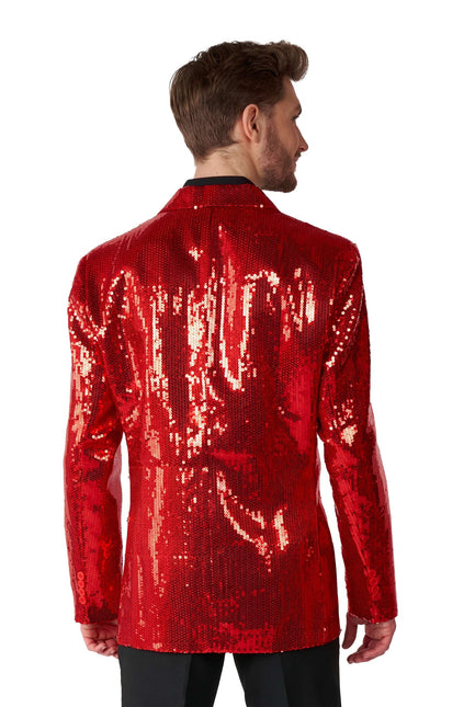 Paillet punainen bleiseri Miesten pukumestari