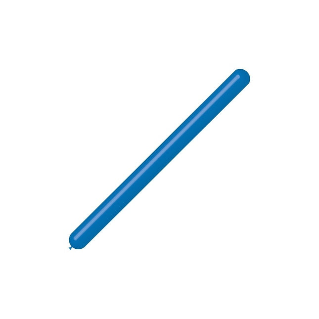 Siniset mallinnus ilmapallot 7.5cm 150cm 100kpl