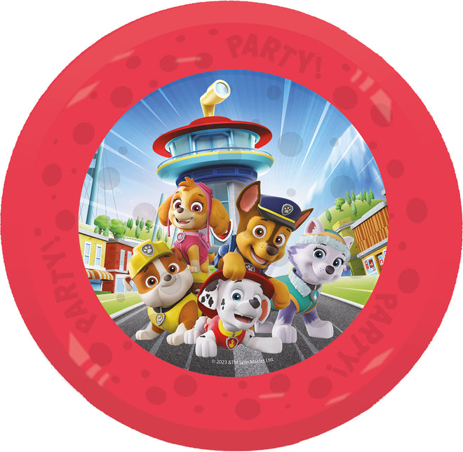 Paw Patrol Lautanen uudelleenkäytettävä 21cm