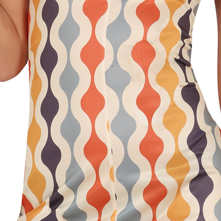 Disco 70S Jumpsuit Värilliset naiset