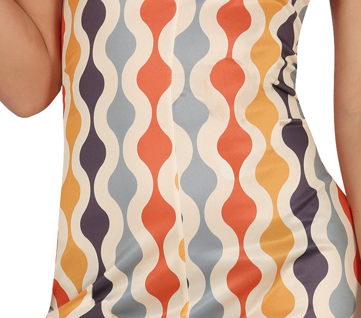 Disco 70S Jumpsuit Värilliset naiset