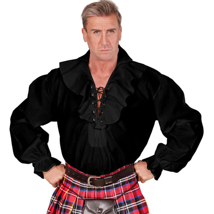 Musta pusero Miesten merirosvot/renessanssipuku