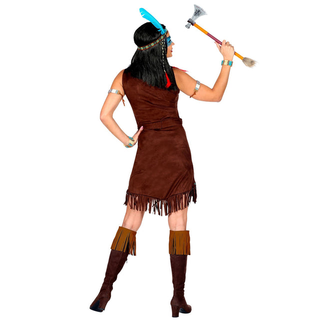 Intialainen mekko ruskea Hyvät 3 kpl