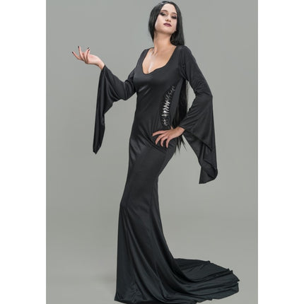Costume Wednesday Morticia Mekko