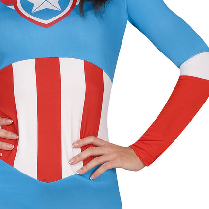 Kapteeni Marvel puku Ladies