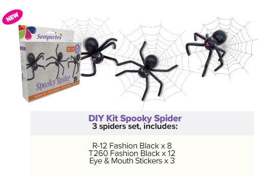 Ilmapallot DIY Ilmapallo Kit Spooky Spiders