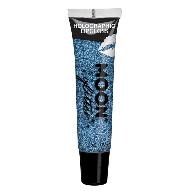 Moon Glitter Holografinen glitteri huulikiilto sininen 15ml