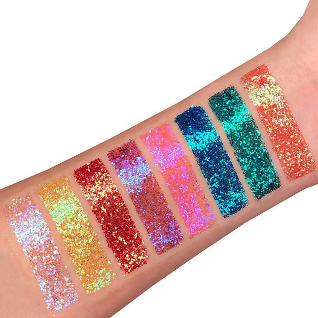 Moon Glitter Iridescent Fine Glitter Gel Valkoinen 12ml