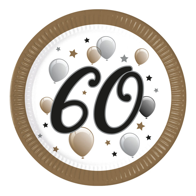 60 vuotta merkkejä paperi 23cm 8kpl
