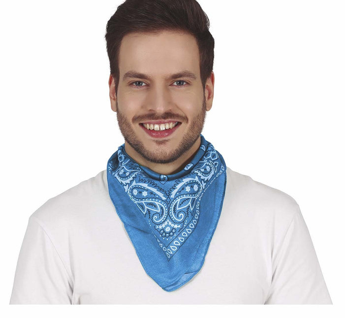 Sininen cowboy huivi