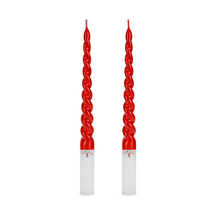 Kynttilät Santa 25cm 2kpl