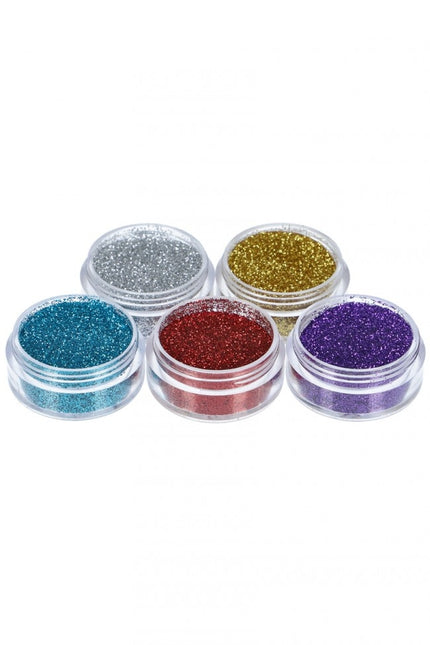 Värillinen Glitter Tattoo Set 5kpl