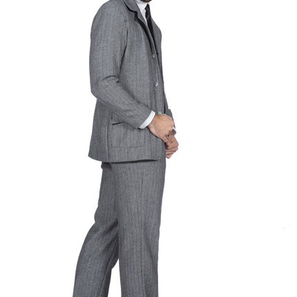 Costume Miesten Roaring 20-luvun takki Harmaa