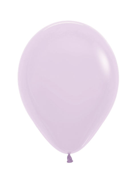 Ilmapallot Pastelli Matta Lilac 25cm 100kpl