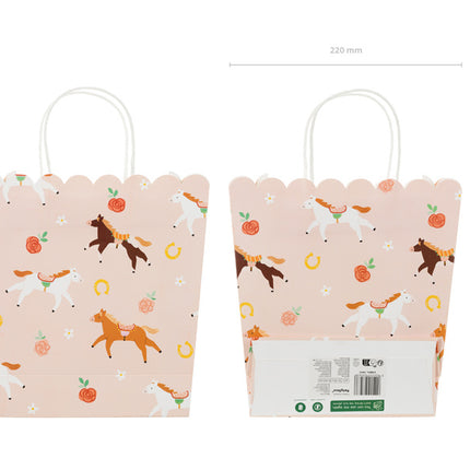 Hevosen käsilaukku Vaaleanpunainen 23cm