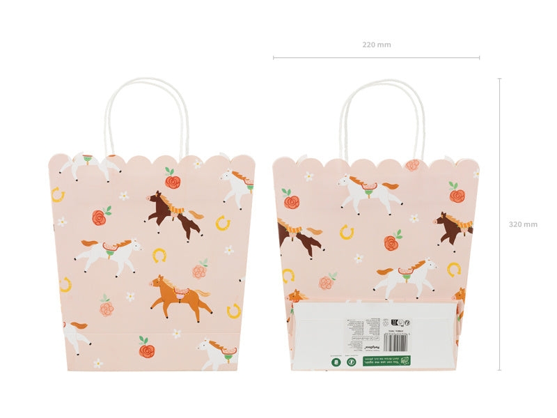 Hevosen käsilaukku Vaaleanpunainen 23cm