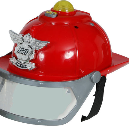 Firefighter helmet with siren and light, adult van Fiestas Guirca koop je bij Partywinkel