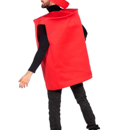 Ketchup Fles Kostuum Rood 2 delig van Wilbers & Wilbers koop je bij Partywinkel