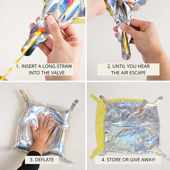 Rood Roze Ballonnen Muur Leeg 35cm 4st van Partydeco koop je bij Partywinkel