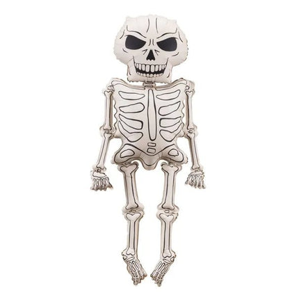 Foil Balloon Skeleton XXL, 46x129 cm, mix van Partydeco koop je bij Partywinkel