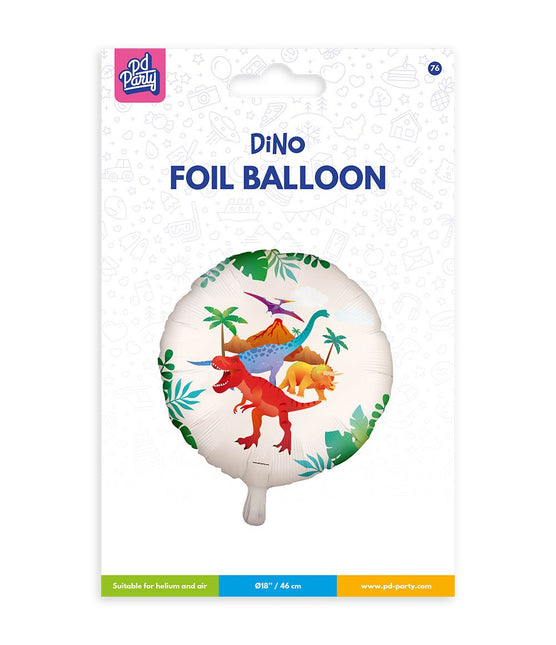 Folie ballon - Dino van Paper Dreams koop je bij Partywinkel