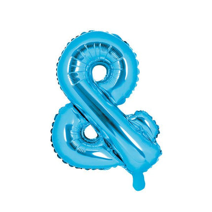 Folie Ballon Letter & Blauw Leeg 35cm van Partydeco koop je bij Partywinkel