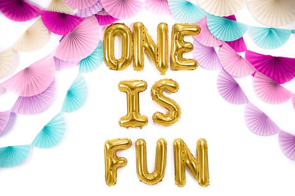 Folie Ballon Letter I Goud Leeg 35cm van Partydeco koop je bij Partywinkel