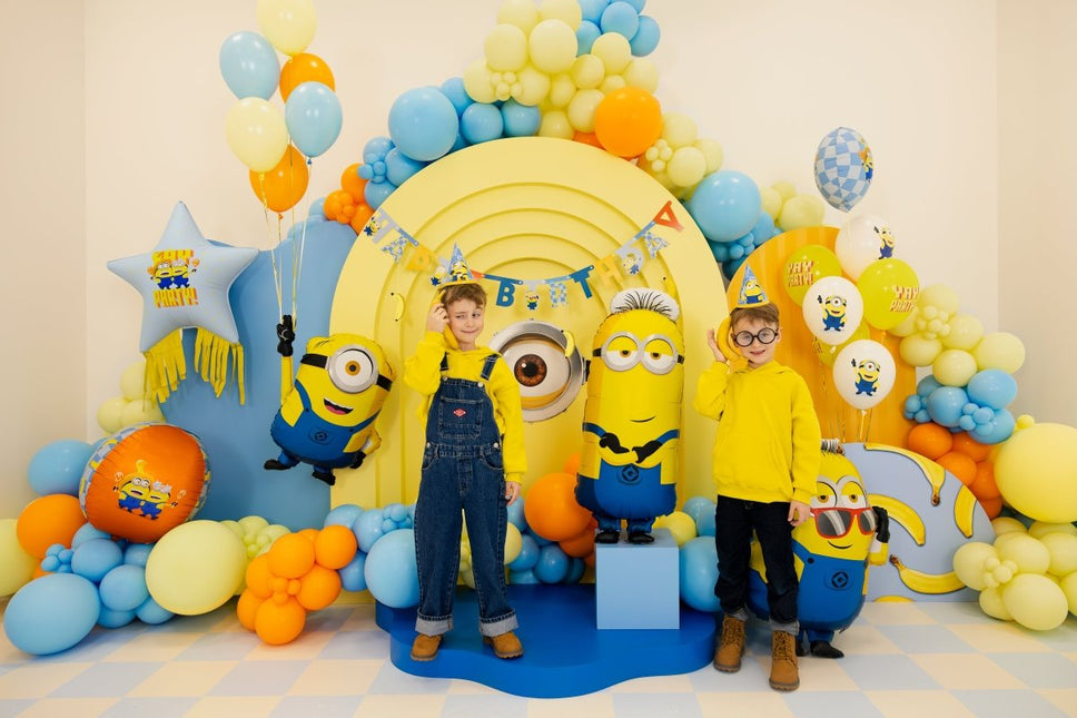 Folie Ballon Minions Tim 1m Leeg van Partydeco koop je bij Partywinkel