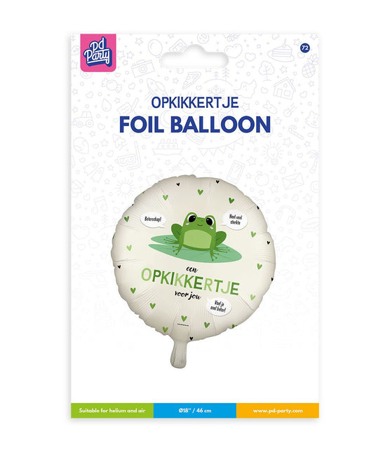 Folie ballon - Opkikkertje van Paper Dreams koop je bij Partywinkel