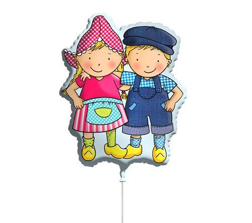 Folieballon Fien & Teun Shape van Haza Witbaard koop je bij Partywinkel