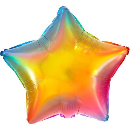 Folieballon Stervormig Yummy Gummy Rainbow - 45 cm van Folat koop je bij Partywinkel