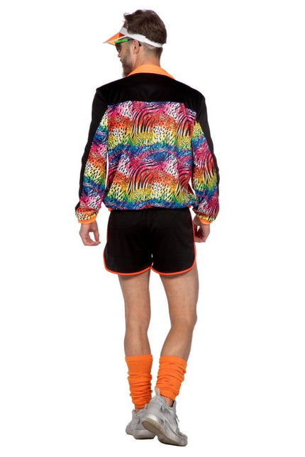 Fout Trainingspak Dierenprint Heren van Wilbers & Wilbers koop je bij Partywinkel