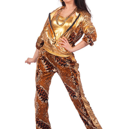 Fout Trainingspak Panter Dames van Wilbers & Wilbers koop je bij Partywinkel