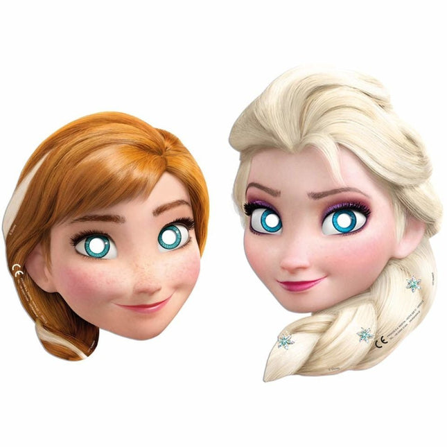 Frozen Maskers 6st van Procos koop je bij Partywinkel