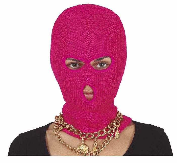 Fuchsia Bivakmuts van Fiestas Guirca koop je bij Partywinkel