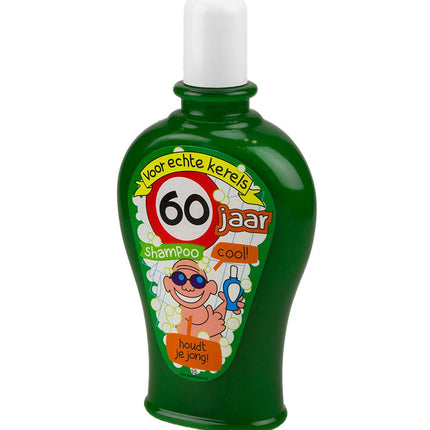 Fun Shampoo 60 Jaar Man 350ml van Paper Dreams koop je bij Partywinkel