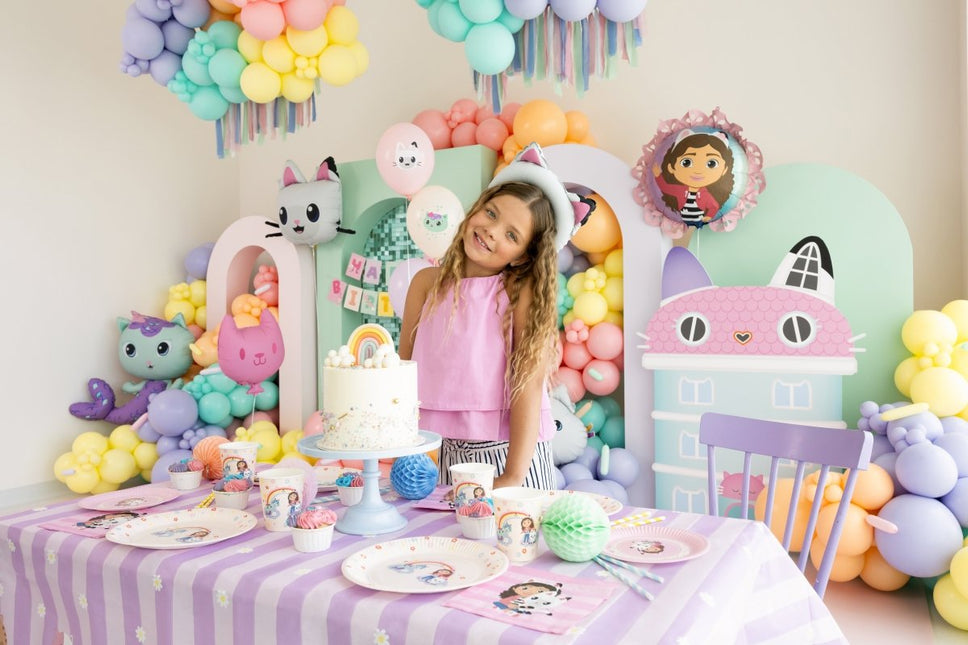 Gabby's Dollhouse Folie Ballon Met Ruffle, 52x52 cm van Partydeco koop je bij Partywinkel