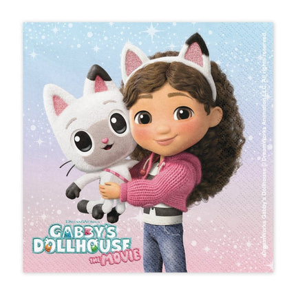 Gabby'S Dollhouse Servetten 33cm 20st van Partydeco koop je bij Partywinkel